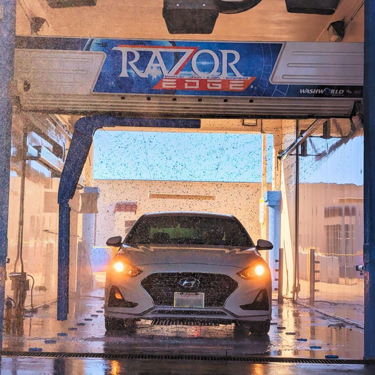 at the pump